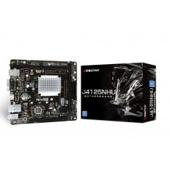 Материнская плата со встроенным процессором BIOSTAR J4125NHU, четырехъядерный Celeron J4125, Intel UHD Graphics 600, Mini-ITX